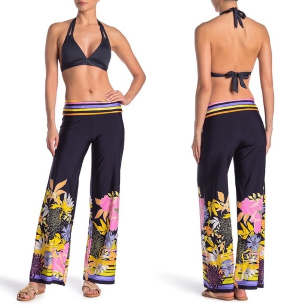 Trina Turk Bal Harbour Wide Leg Cover Up Pants